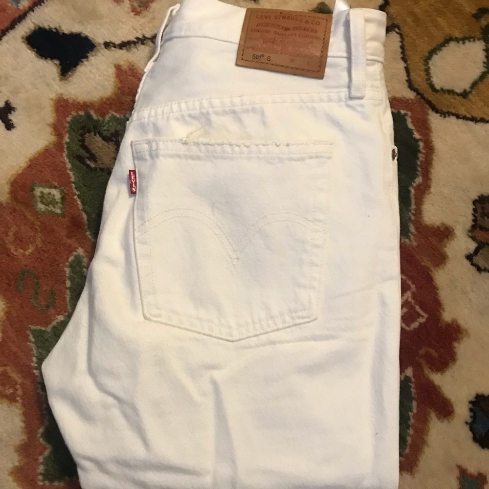 Levi’s 501 white skinny jean - Picture 2 of 4